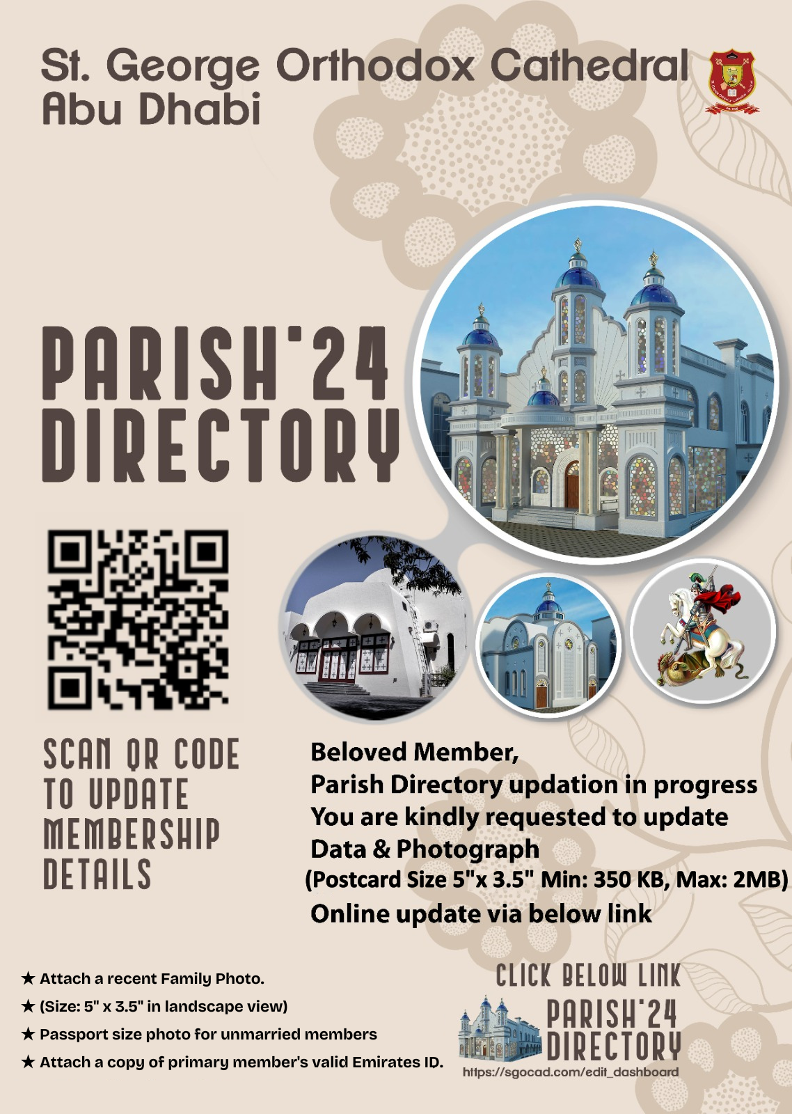 Parish Directory 2024 | Updating Membership Details |