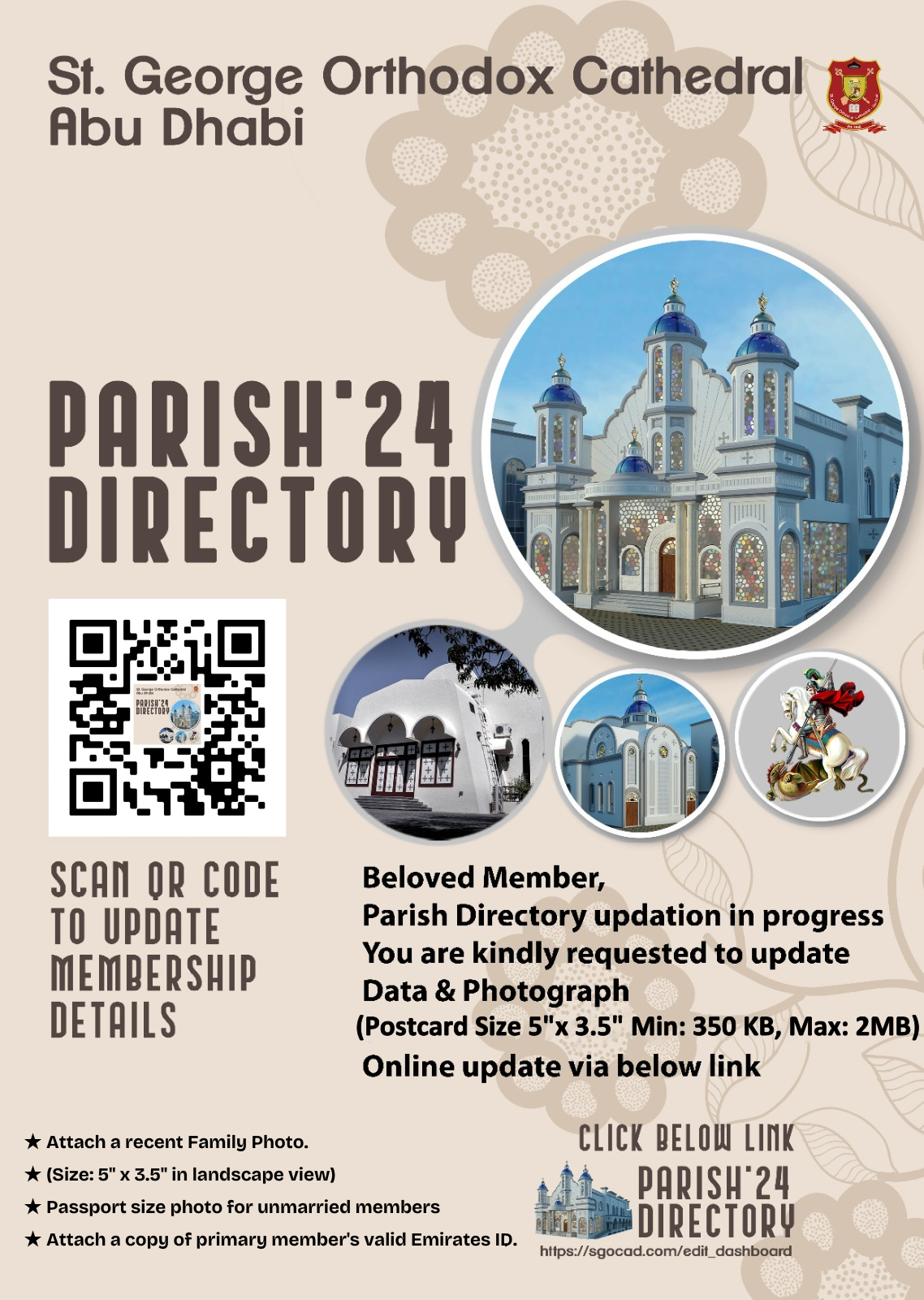 Parish Directory 2024 | Updating Membership Details |